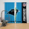 NFL Carolina Panthers Bedroom Curtain
