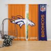 NFL Denver Broncos Bedroom Curtain