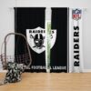 NFL Oakland Raiders Bedroom Curtain