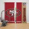 NFL San Francisco 49ers Bedroom Curtain