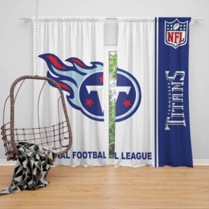 NFL Tennessee Titans Bedroom Curtain