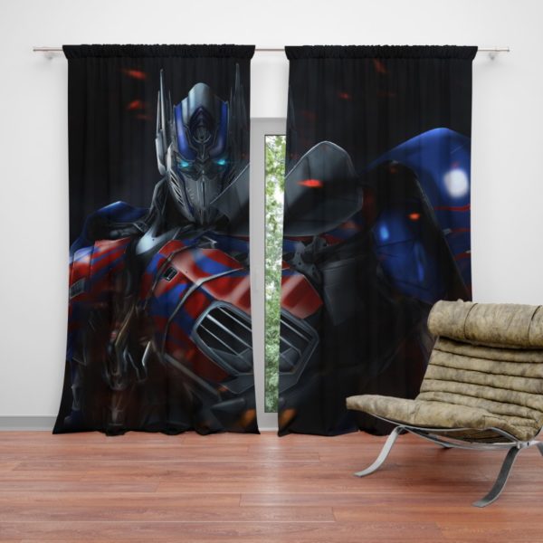 Optimus Prime Artwork Transformers Movie Curtain