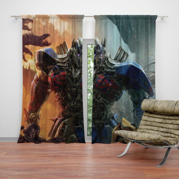 Optimus Prime Transformers the Last Knight Curtain