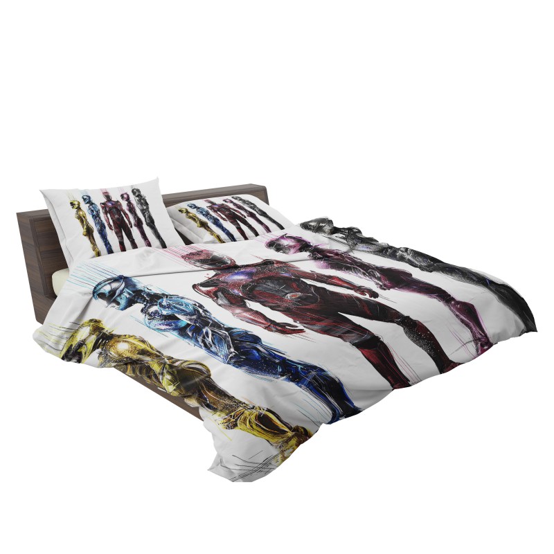 Power Rangers 5 Bed In A Bag Set, Power Ranger Twin Bed In A Bag
