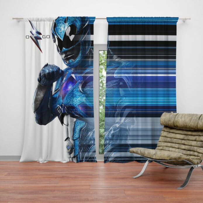 Power Rangers the Blue Ranger Curtain