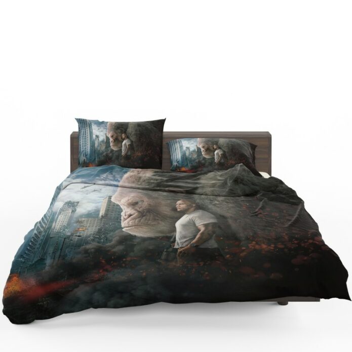 Rampage Dwayne Johnson Movie Bedding Set