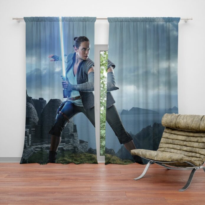 Rey Star Wars The Last Jedi Daisy Ridley Curtain