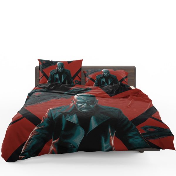 Samuel L Jackson Nick Fury Marvel Comics Bedding Set