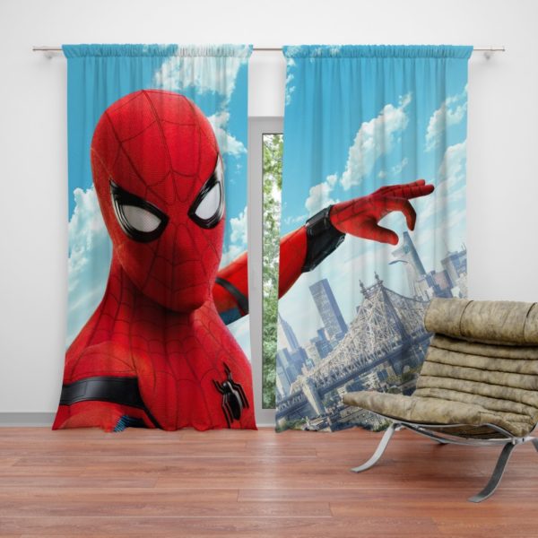 Spider Man Home Coming Movie Themed Curtain