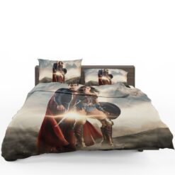 Superman And Wonder Woman Bedding Set