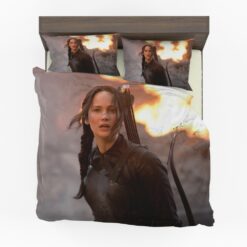 The Hunger Games Mockingjay Katniss Jennifer Lawrence Bedding Set (1)