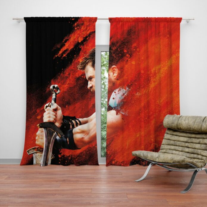 Thor Ragnarok Thor Chris Hemsworth Curtain