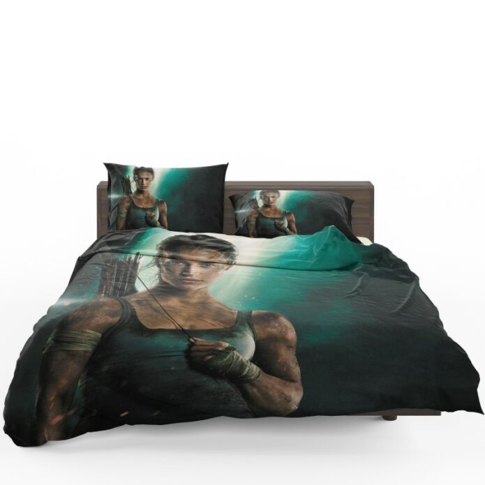 Tomb Raider Alicia Vikander Lara Croft Comforter Set