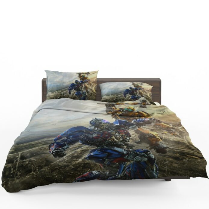 Transformers Bumblebee Optimus Prime Fight Bedding Set