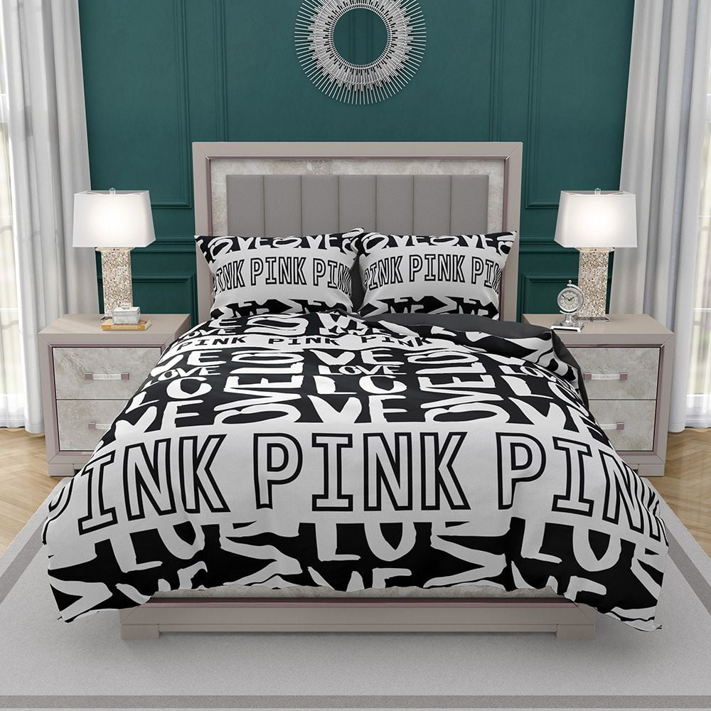 Victoria's Secret Pink Valentine Day Pattern Bedding Set ...
