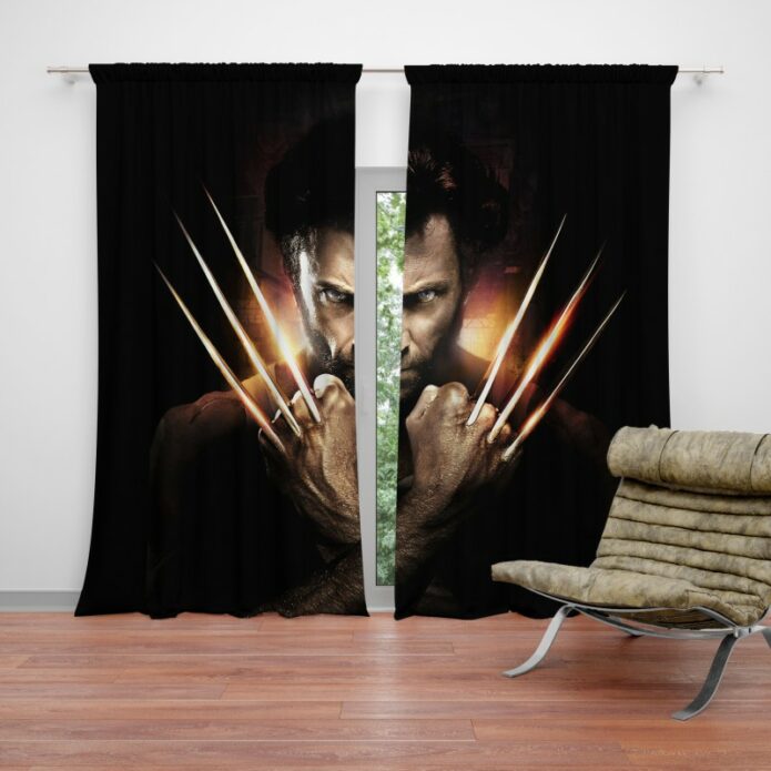 Wolwerine Hugh Jackman Curtain