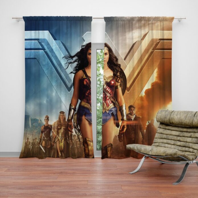 Wonder Woman Gal Gadot Curtain