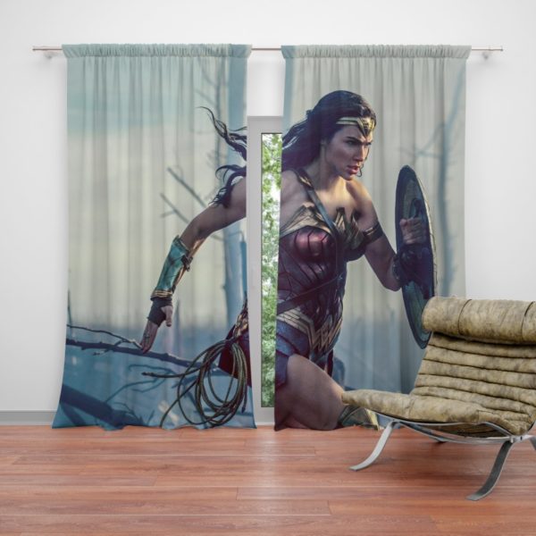 Wonder Women Girls Super Heroine Curtain