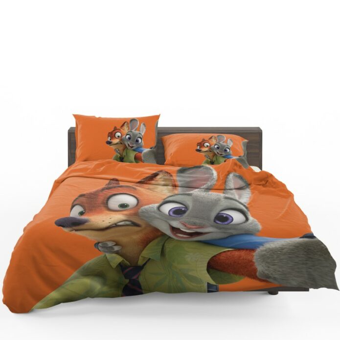 Zootopia Movie Nick Wilde Judy Hopps Bedding Set