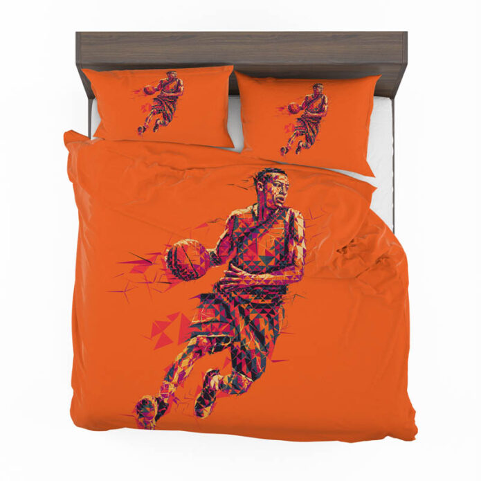 Nfl Basketball Player Low Poly Mosaic Art Bedding Set