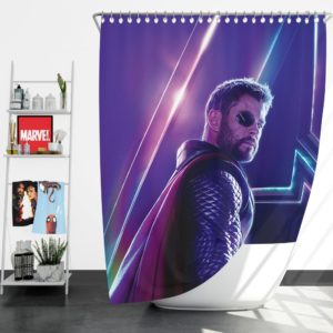 Avengers Infinity War Chris Hemsworth Thor Shower Curtain