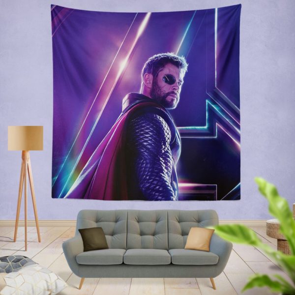 Avengers Infinity War Chris Hemsworth Thor Wall Hanging Tapestry