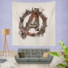 Avengers Logo Print Wall Hanging Tapestry