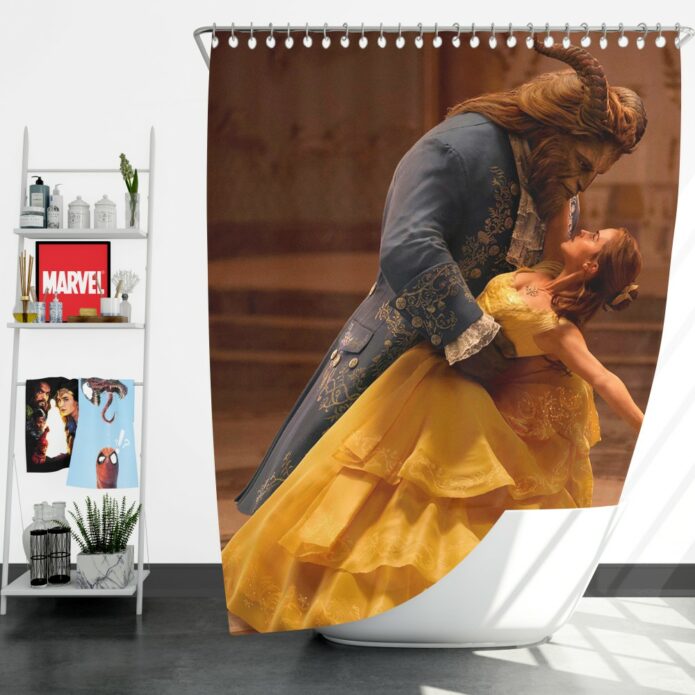 Beauty And The Beast Movie Emma Watson Shower Curtain