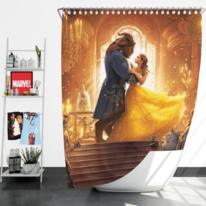 Beauty and the Beast Movie Shower Curtain