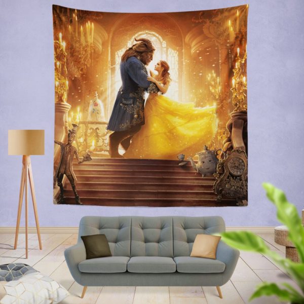 Beauty and the Beast Movie Wall Hanging Tapestry