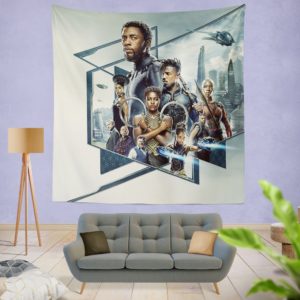 Black Panther Bedroom Wall Hanging Tapestry