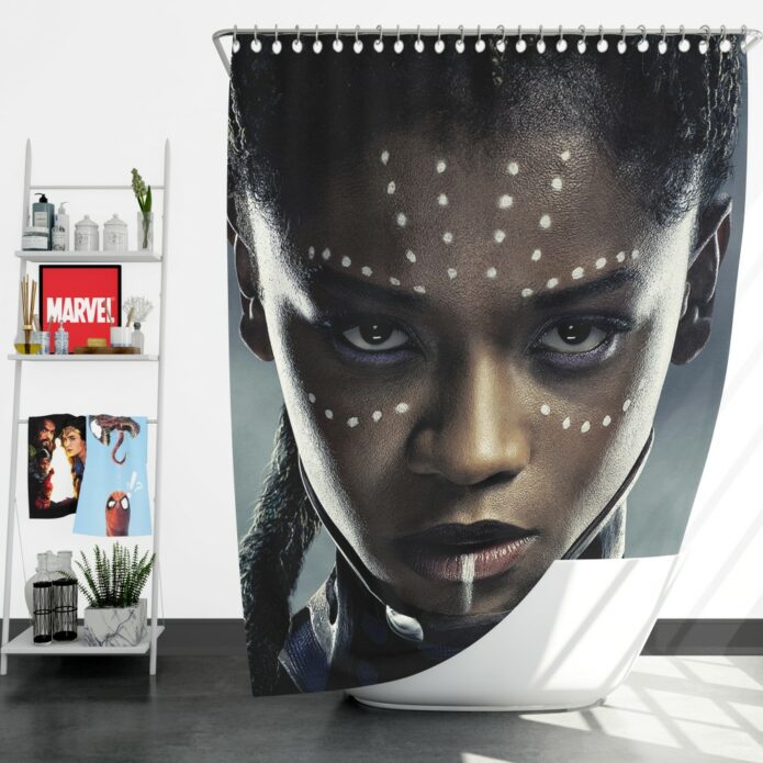 Black Panther Letitia Wright Shuri Shower Curtain