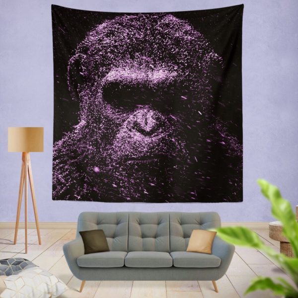Caesar War For The Planet Of The Apes Wall Hanging Tapestry