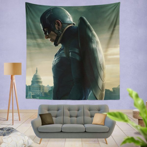 Chris Evans Captain America Wall Hanging Tapestry