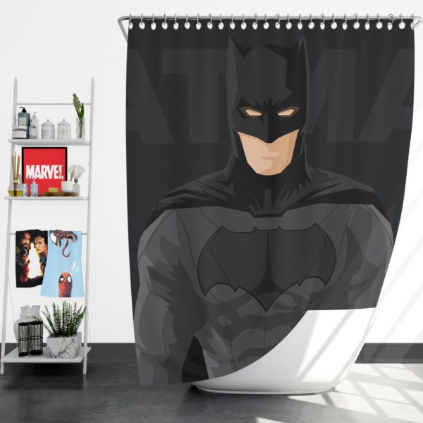 DC Comics Justice League Batman Movie Shower Curtain