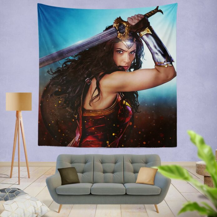 DC Comics Super Heroine Wonder Woman Wall Hanging Tapestry