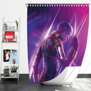 Danai Gurira Okoye Marvel Avenger Shower Curtain