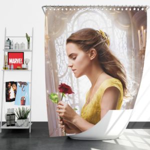 Emma Watson Beauty and the Beast Belle Shower Curtain