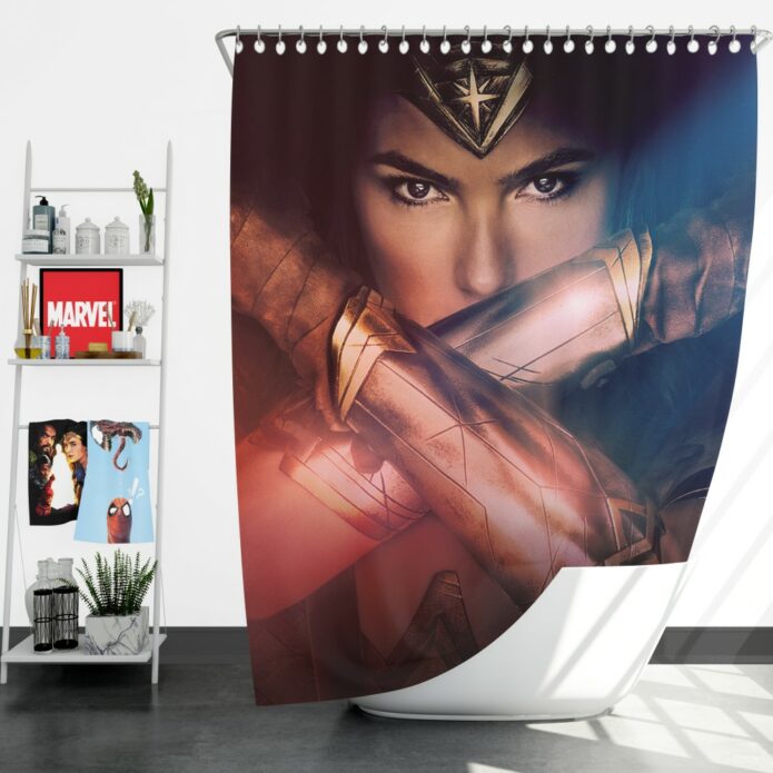 Gal Gadot Wonder Women Shower Curtain