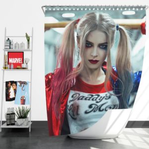Harley Quinn Cosplay Suicide Squad Shower Curtain