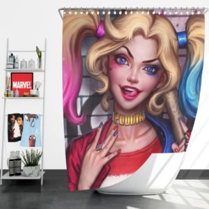 Harley Quinn DC Comics Artwork Shower Curtain