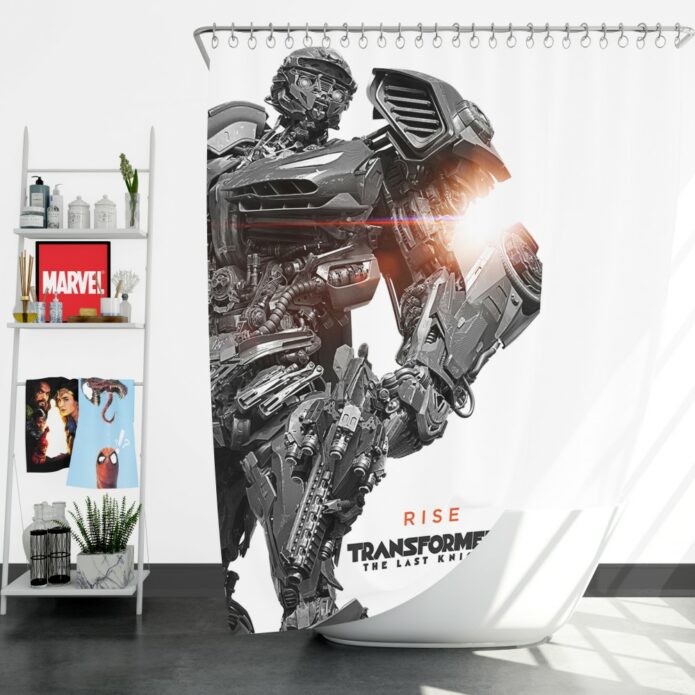 Hot Rod Transformers The Last Knight Shower Curtain