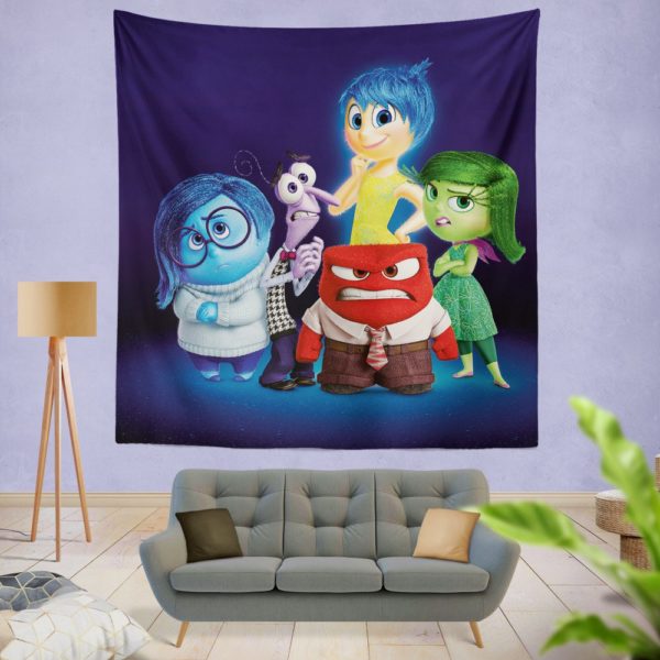 Inside Out Pixar Animation Movie Wall Hanging Tapestry