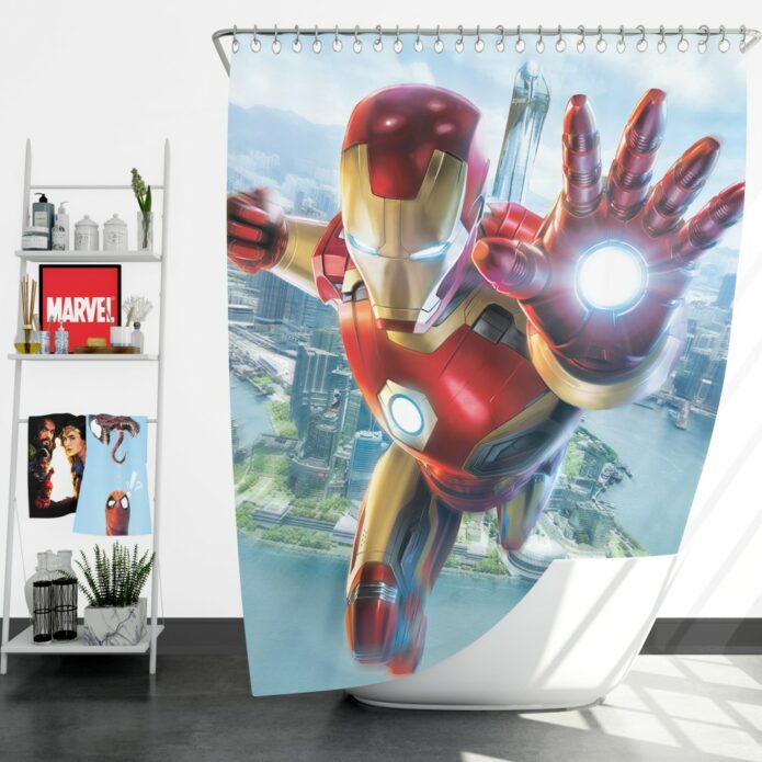 Iron Man Experience Hong Kong Disneyland Shower Curtain