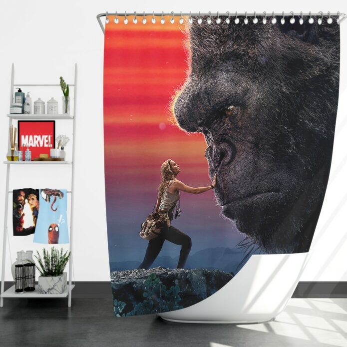 Kong Skull Island Brie Larson Shower Curtain