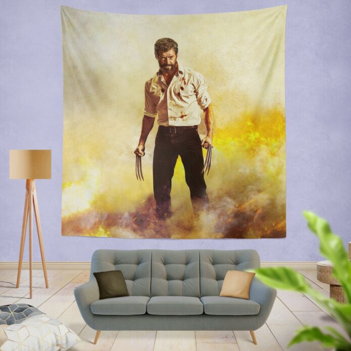 Logan Hugh Jackman Wall Hanging Tapestry