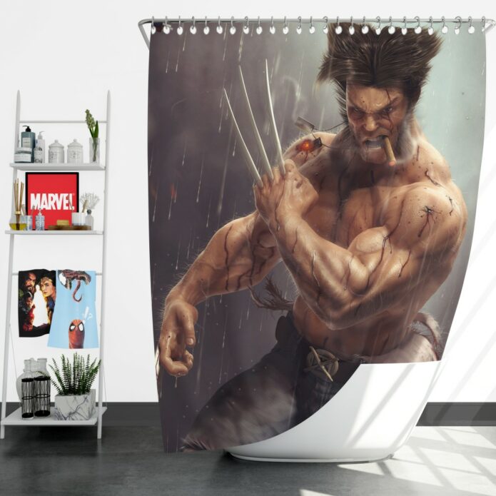 Logan Wolwerine Shower Curtain