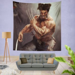 Logan Wolwerine Wall Hanging Tapestry