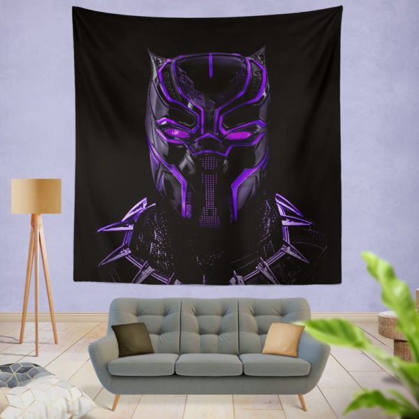 Marvel Black Panther Movie Bedroom Wall Hanging Tapestry