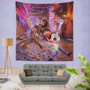 Miguel Rivera Hector Coco Disney Pixar Wall Hanging Tapestry
